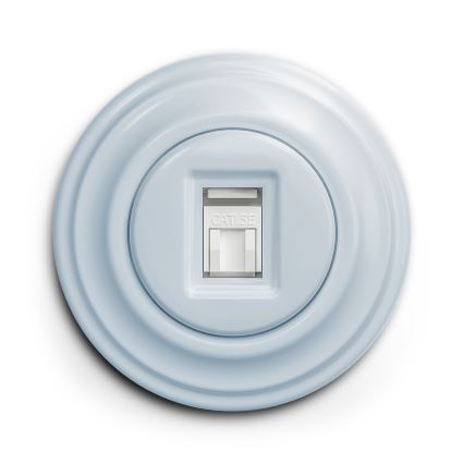 Kliklap - Vintage data-aansluiting blauw
