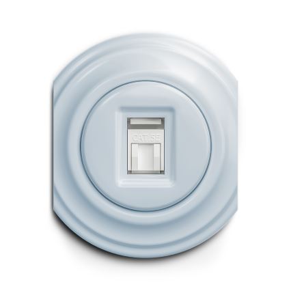 Kliklap - Vintage data-aansluiting blauw
