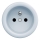 Kliklap - Vintage stopcontact 230V blauw