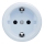 Kliklap - Vintage stopcontact zonder frame SCHUKO 230V/16A blauw