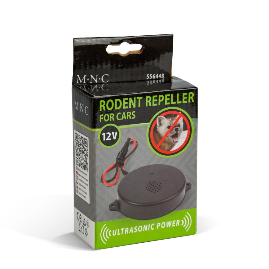 Knaagdierenverjager voor in de auto 0,1W/12V zwart