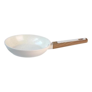Koekenpan BIANCO 20 cm crème/bruin
