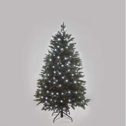 Koel Wit LED Kerst buitenketting 120x LED / 17m IP44