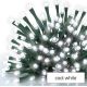 Koel Wit LED Kerst buitenketting 80x LED / 13m IP44