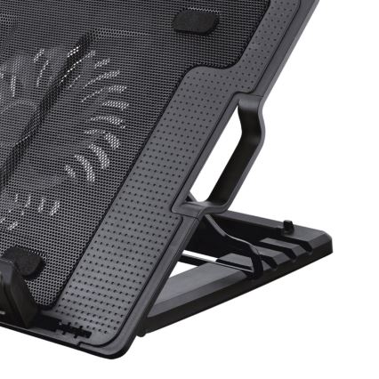 Koelsysteem voor een Laptop 1x ventilator 2xUSB zwart