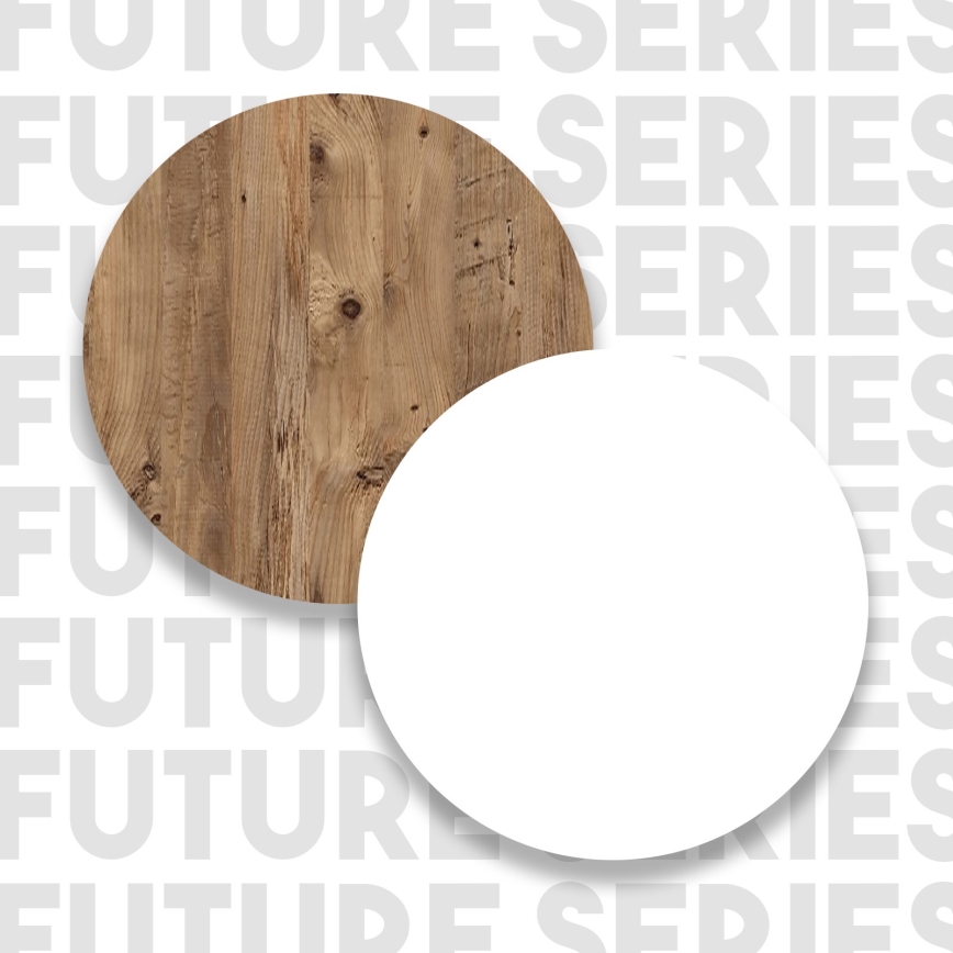 Koffie Tafel 28,6x90 cm grenen atlantic/wit