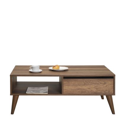 Koffie Tafel 42x110 cm bruin