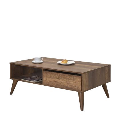 Koffie Tafel 42x110 cm bruin