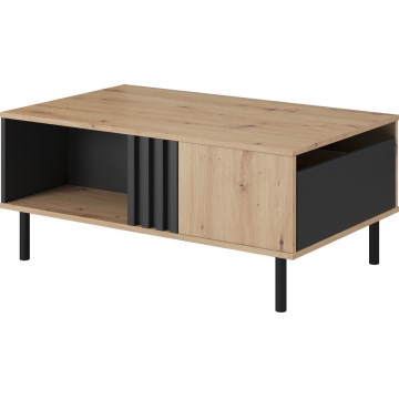Koffie Tafel BADIA eiken/antraciet
