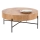 Koffie Tafel BROOKLYN 37x80 cm natuurlijk eiken/zwart
