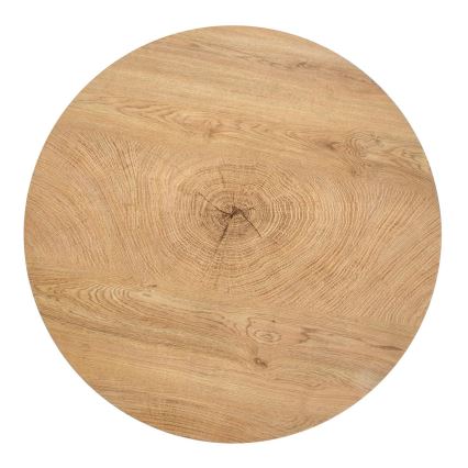 Koffie Tafel BROOKLYN 37x80 cm natuurlijk eiken/zwart