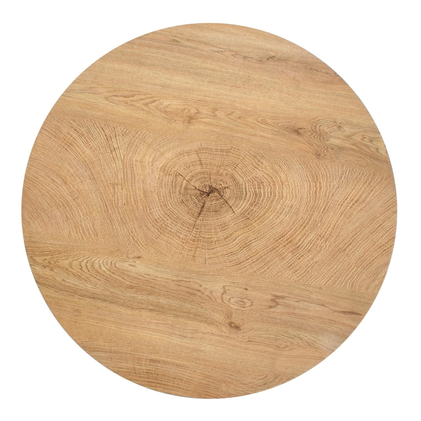 Koffie Tafel BROOKLYN 37x80 cm natuurlijk eiken/zwart