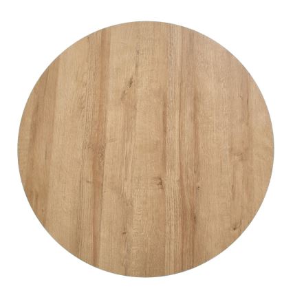 Koffie Tafel CAMILA 41x80 cm goud eiken/zwart