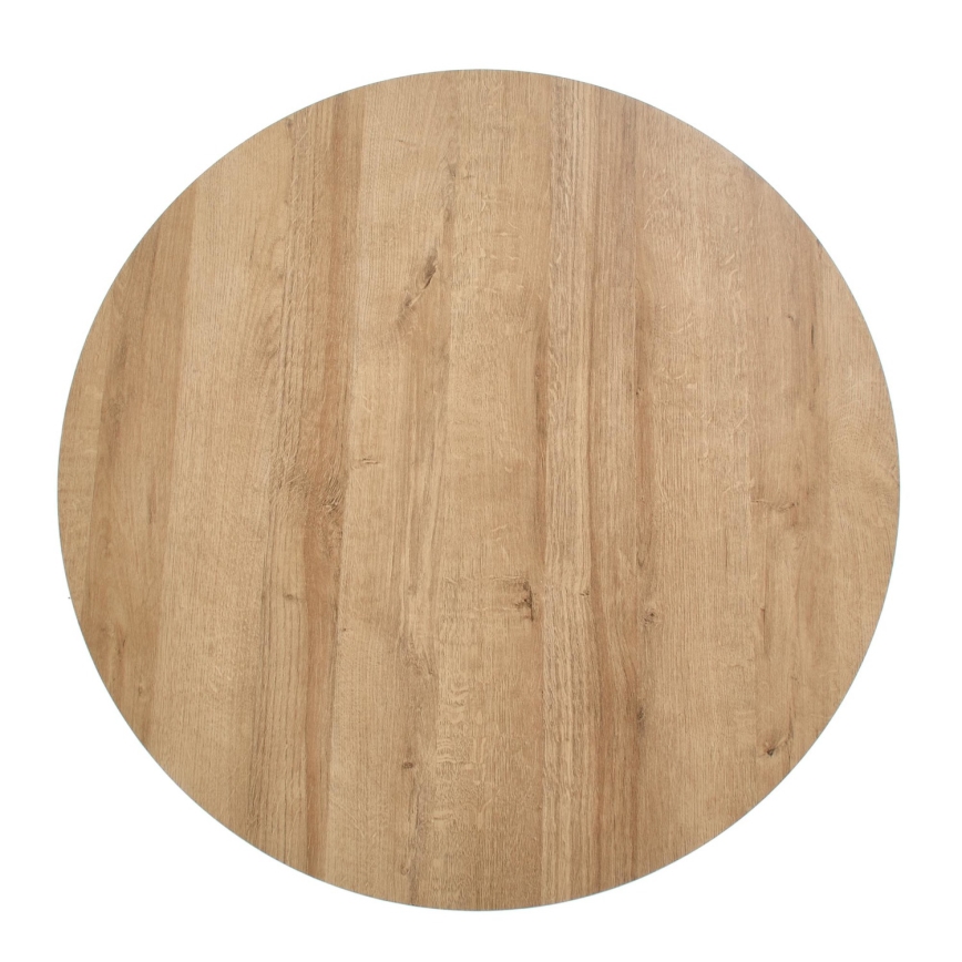 Koffie Tafel CAMILA 41x80 cm goud eiken/zwart