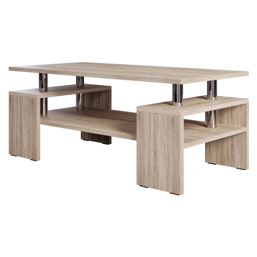 Koffie Tafel CUBE 50x110 cm eik sonoma