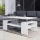 Koffie Tafel CUBE 50x110 cm wit