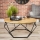 Koffie Tafel DIAMOND 40x90 cm zwart/bruin