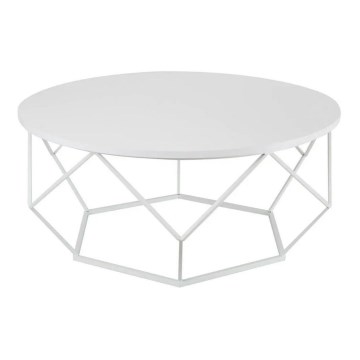 Koffie Tafel DIAMOND 41,5x90 cm wit