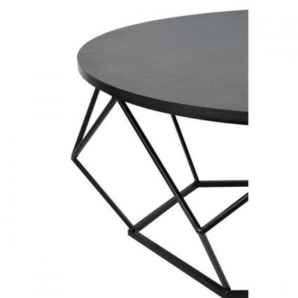 Koffie Tafel DIAMOND 41,5x90 cm zwart