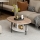 Koffie Tafel ELIS 36x90 cm eiken/wit