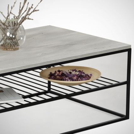 Koffie Tafel ETNA 43x95 cm grijs