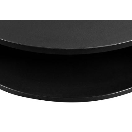 Koffie Tafel FIKOLI 40x75 cm zwart/goud eiken