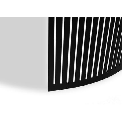 Koffie Tafel FIKOLI 40x75 cm zwart/goud eiken