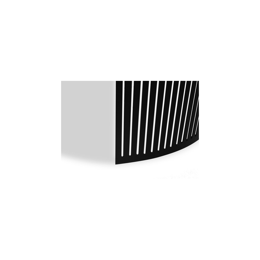 Koffie Tafel FIKOLI 40x75 cm zwart/goud eiken