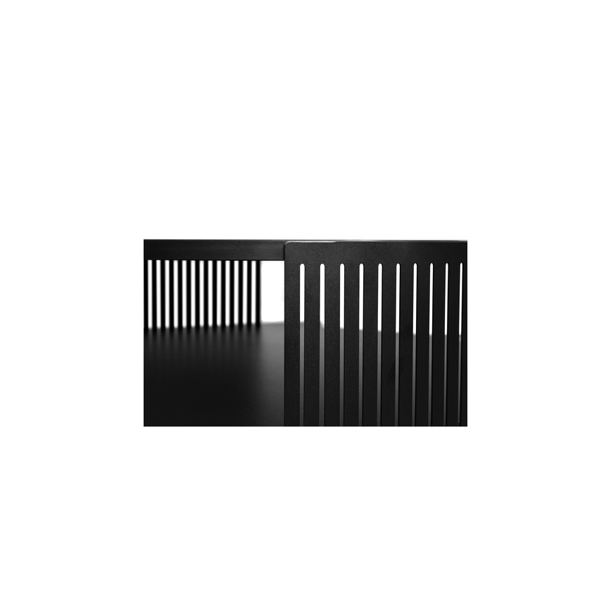 Koffie Tafel FIKOLI 40x75 cm zwart/wit
