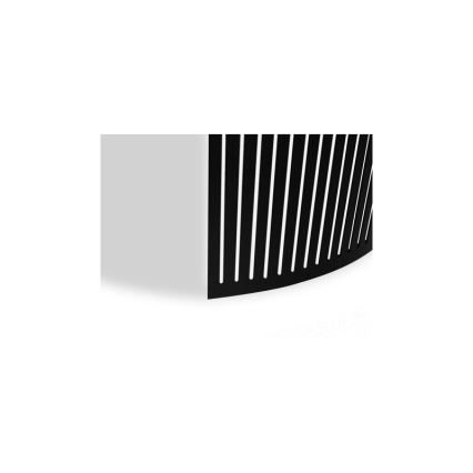 Koffie Tafel FIKOLI 40x75 cm zwart/wit