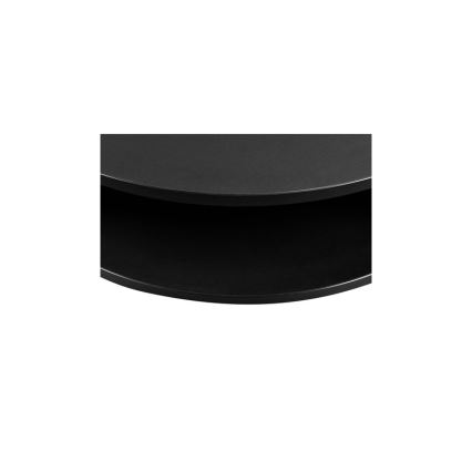 Koffie Tafel FIKOLI 40x75 cm zwart/wit