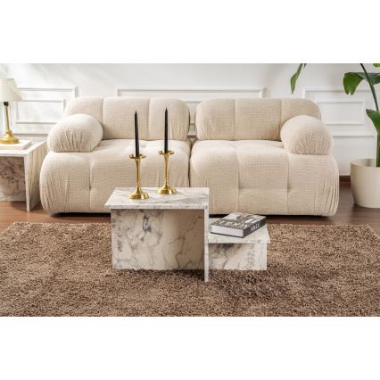 Koffie Tafel HARMONY 40x80 cm marmeren decor