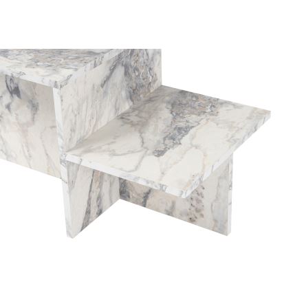 Koffie Tafel HARMONY 40x80 cm marmeren decor