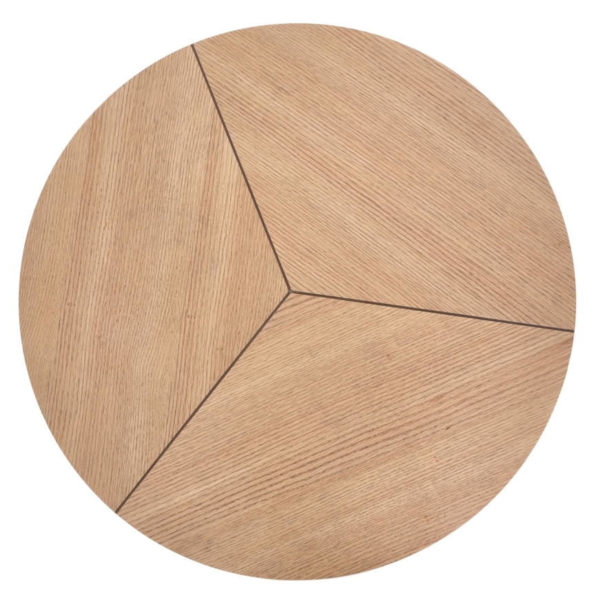 Koffie Tafel KARIDA 41x80 cm beige/zwart
