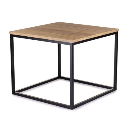 Koffie Tafel KVADRATO 50x61 cm zwart