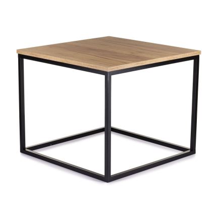 Koffie Tafel KVADRATO 50x61 cm zwart