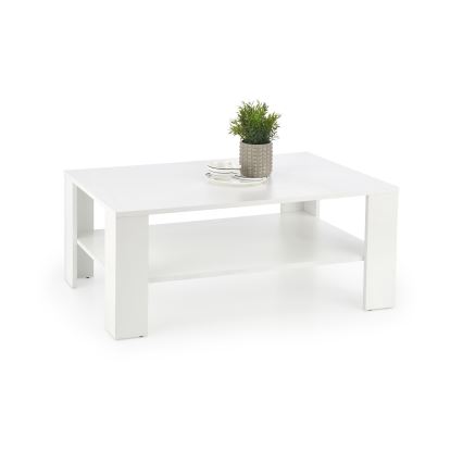 Koffie Tafel KWADRO 53x110 cm wit