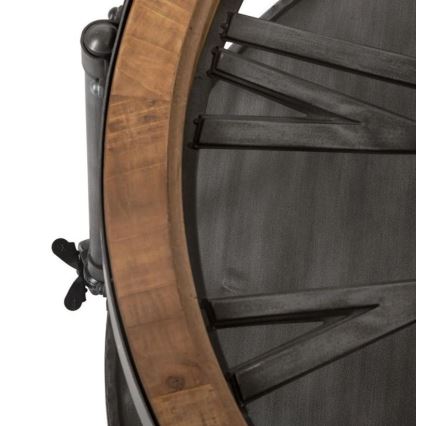 Koffie Tafel met een klok CHRONO 89,5x47 cm 1xAA