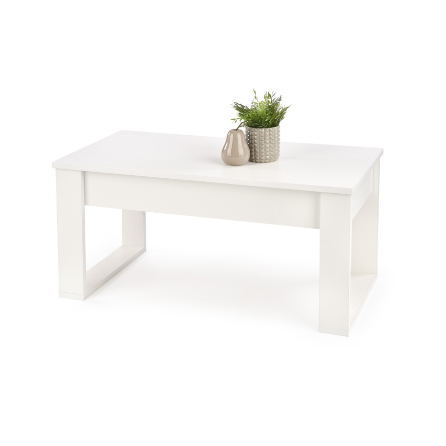 Salontafel met lades NEA 52x110 cm wit