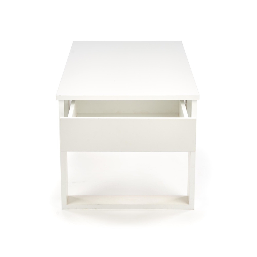 Salontafel met lades NEA 52x110 cm wit
