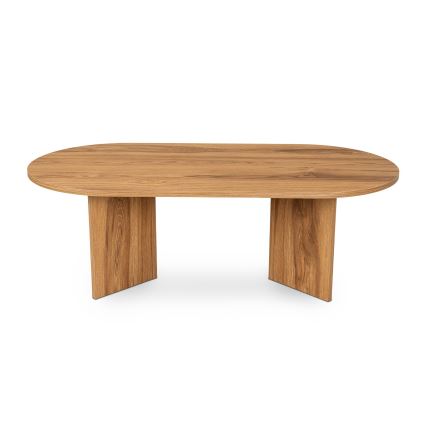 Koffie Tafel OVAL 60x120 cm bruin