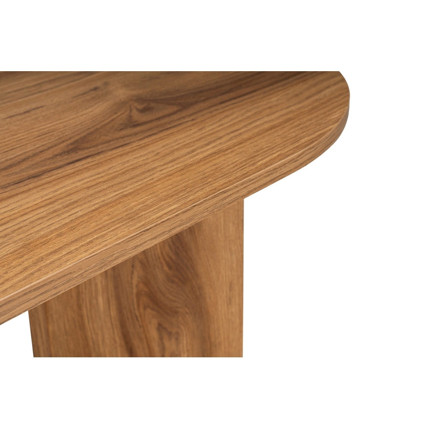 Koffie Tafel OVAL 60x120 cm bruin