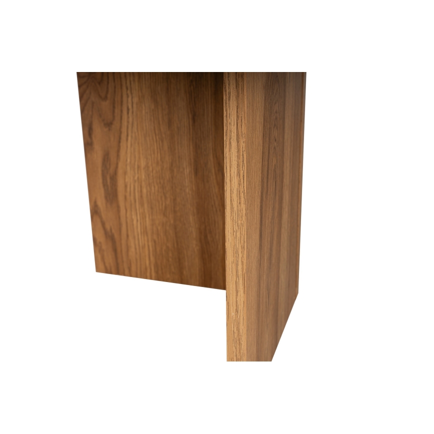 Koffie Tafel OVAL 60x120 cm bruin