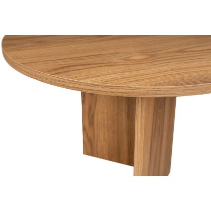 Koffie Tafel OVAL 60x120 cm bruin