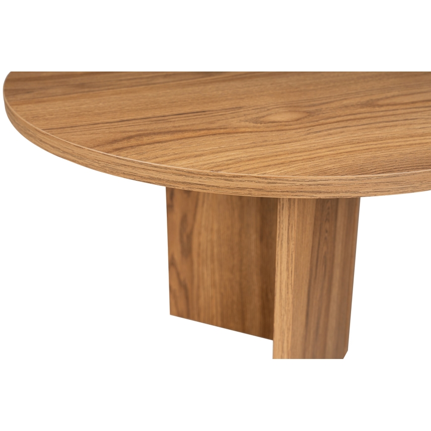 Koffie Tafel OVAL 60x120 cm bruin