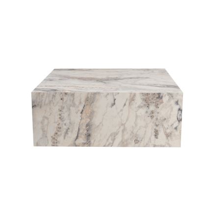 Koffie Tafel PRIZMA 35x90 cm marmeren decor