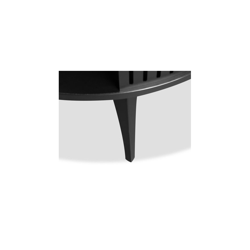 Koffie Tafel ROENNI 44x75 cm zwart/goud eiken