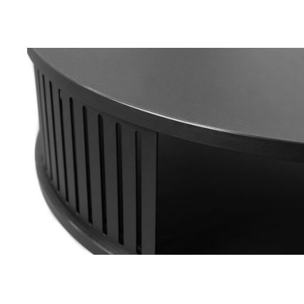 Koffie Tafel ROENNI 44x75 cm zwart/goud eiken