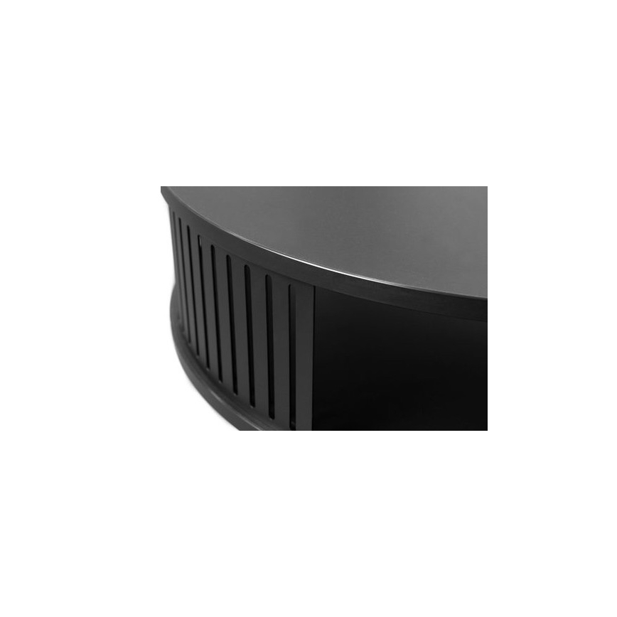 Koffie Tafel ROENNI 44x75 cm zwart/goud eiken