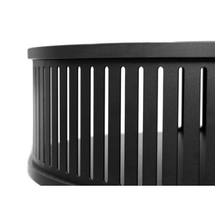 Koffie Tafel ROENNI 44x75 cm zwart/goud eiken